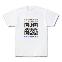 Alphabet　QR　Ｔシャツ